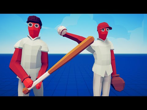 ⚾Home Run Hitter and Fire Baller vs EVERY FACTION - Totally Accurate Battle Simulator TABS