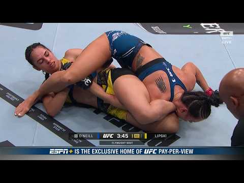 Ariane Lipski (+150) UPSETS Casey O'Neill, submission in 2nd round | ESPN Bet | ESPN MMA