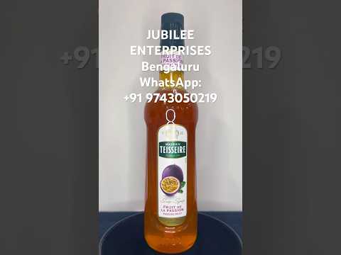 Mathieu Teisseire Passion Fruit Syrup