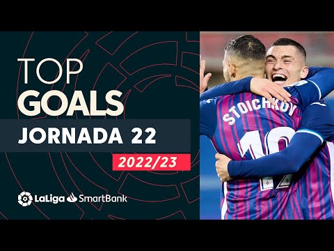 All Goals Matchday 22 LaLiga SmartBank 2022/2023