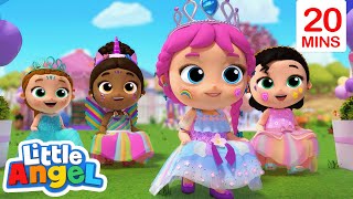 Download lagu The Way a Princess👠💄👑 Does it | Little Angel Kids Songs & Nursery Rhymes| Moonbug Kids - Girl Power! mp3