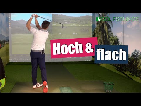 Hohe und flache Bälle schlagen – Mehr Kontrolle mit den Eisen auf dem Golfplatz (hoch und flach)