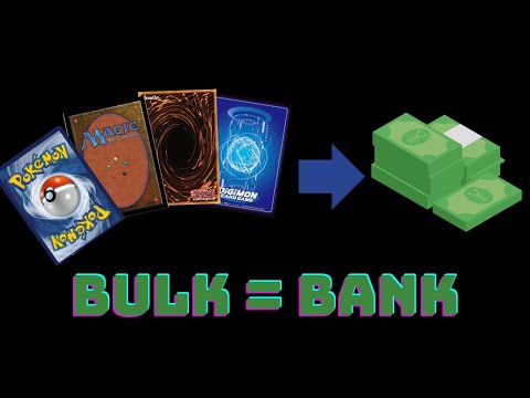 How To Actually Make Money Selling Bulk Trading Cards: Pokemon, Yugioh, Digimon, One Piece - 2024!!