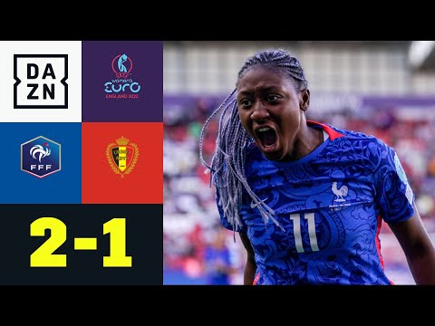 Diani und Mbock sorgen für Gruppensieg: Frankreich – Belgien 2:1 | UEFA Women’s EURO 2022 | DAZN