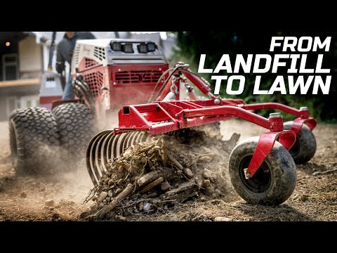 Ventrac | Preparing Difficult Terrain For A New Lawn Install