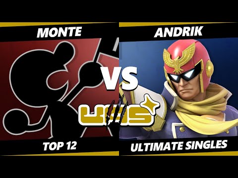 UAS: Finale - Monte (Game & Watch) Vs. Andrik (Captain Falcon) Smash Ultimate - SSBU