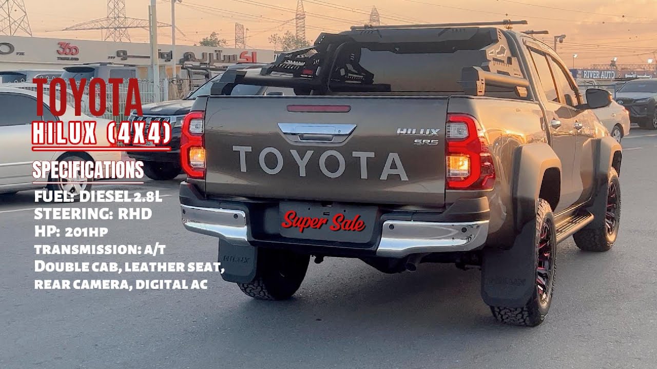 Toyota Hilux 4x4 Diesel 2.8L RHD (Export Only) video