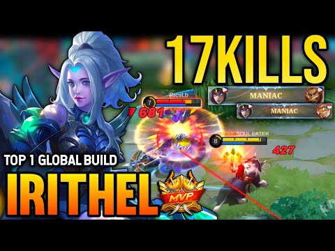 IRITHEL BEST BUILD 2022 | BUILD TOP 1 GLOBAL IRITHEL GAMEPLAY | MOBILE LEGENDS✓