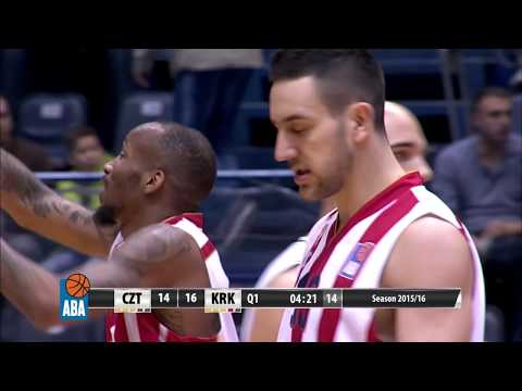 ABA Liga 2015/16, Round 26 match: Crvena zvezda Telekom - Krka (7.3.2016)