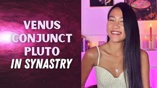 Love me like you do 🖤 Venus conjunct Pluto in Synastry