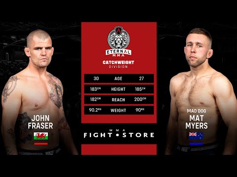 Eternal MMA 69 - John Fraser VS Mat Myers - MMA Fight Video