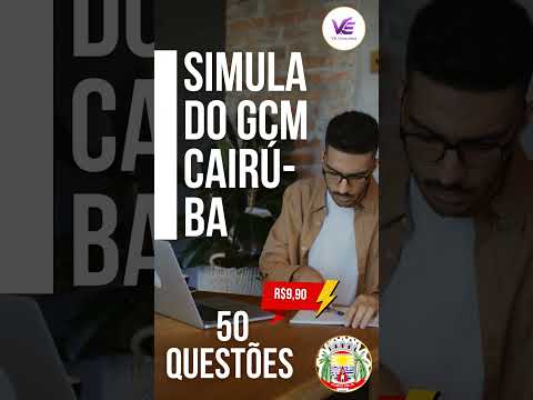 Simulado GCM de Cairú-BA adqurira: https://wa.me/5583988886139 #shorts #cairubahia