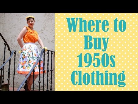 Where to Buy 1950s Clothing