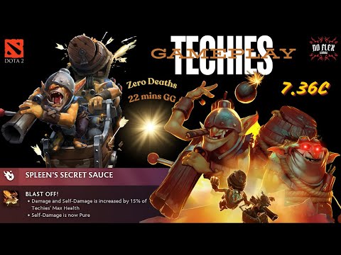 No Flex Techies Pos 5 | Full Gameplay | DOTA 2 | 7.36C #dota2 #дота2 #dota2highlights
