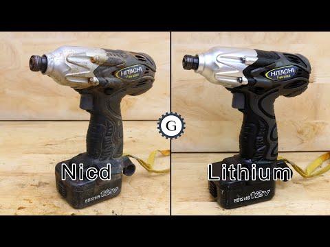 Hitachi Impact Driver & Battery (Nicd to Li-ion) Restoration | HITACHI FWH 12DC2