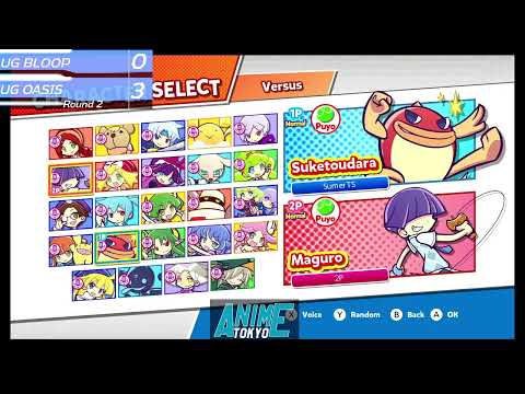 Puyo Puyo Tetris: Smiley (Zed) Vs. Oasis (Maguro)