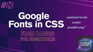 Download lagu CSS tutorial: Master Google Fonts in CSS | Step-by-Step easy  Practical Guide   (Urdu/Hindi) mp3
