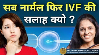 Everything is normal but still why IVF is advised? | Why IVF if All Reports Are Normal? By Dr. Pr...