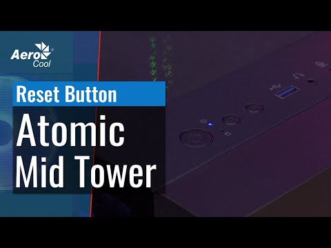 Aerocool Atomic v1 Midi-Tower, ARGB, Tempered Glass - juodos spalvos video
