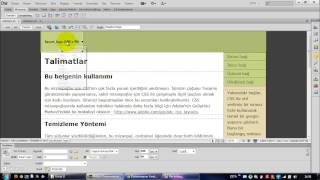 Adobe Dreamweaver CS6'da Yeni Belge Oluşturma Penceresi (Ders 12)