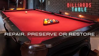 Antique Pool Table Service FAQs!