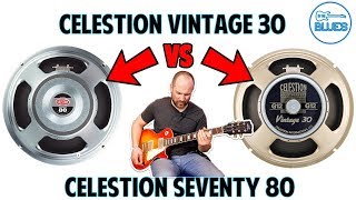 Video thumbnail for Celestion Vintage 30 vs Celestion Seventy 80 Speaker (Joyo vs Marshall Cab) by intheblues