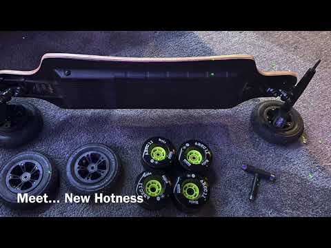 Evolve GTX - First Ride with Abec 11 107mm wheels