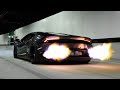 V10 Twin Turbo 1500whp Lamborghini Huracan Flame Shooter 4K