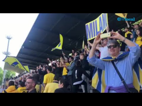 La spinta della curva  del Modena a Crema per Pergolettese-Modena