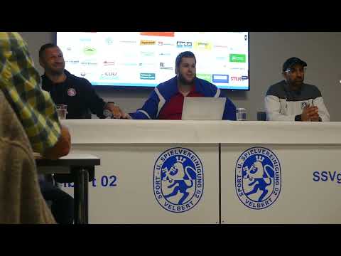 Pressekonferenz nach SSVg Velbert - Wuppertaler SV (0:3, 2. Spieltag Regionalliga West 2025/26)