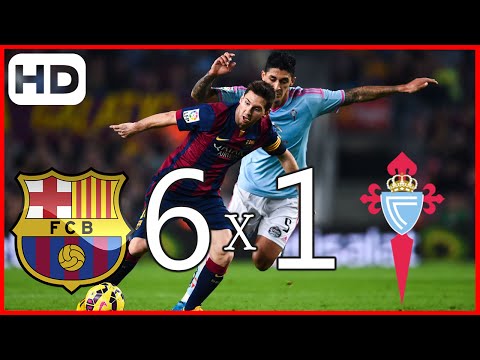 FC Barcelona Vs Celta Vigo 6x1 Gols - Neymar Jr (14-02-2016) HD 1080p