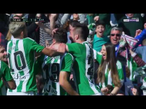 Análisis Gol Alex Alegría tras saque esquina. Real Betis 1 – FC Barcelona 1. Liga Santander 16/17