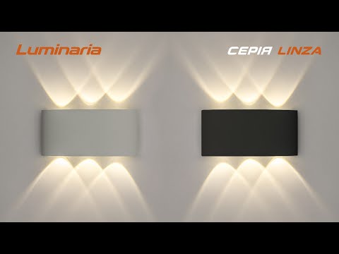 Бра LINZA SIX 6W R170 3000К белое WHITE Luminaria светильник светодиодный настенный 450Lm IP54 170х80х40мм - фото 1 - id-p2540723535