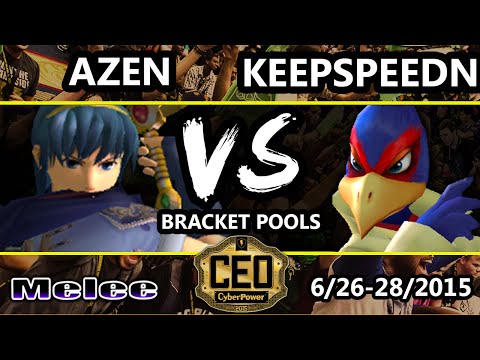 CEO 2015 - Azen (Marth) Vs. KeepSpeedN (Falco) SSBM Bracket Pools - Smash Melee