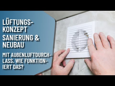 Außenluftdurchlass | ALD | Lüftungsgerät | Was ist das? | Energieberater erklärt