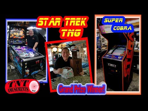 #1352 Stern SUPER COBRA Arcade Video Game-Williams STTNG & GETAWAY Pinball TNT Amusements