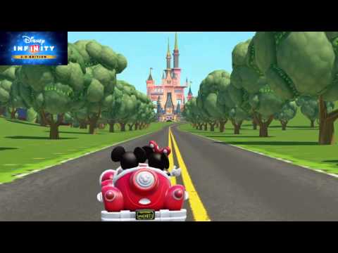 Disney Infinity 3.0 Racing as mickey