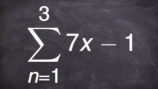 Download the video "Finding the sum or an arithmetic series using summation notation"