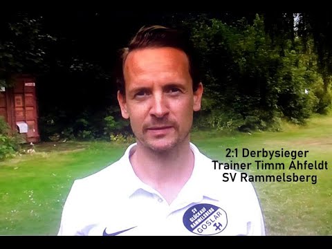 22 08 2021. Timm Ahfeldt, Trainer vom SV Rammelsberg zum 2:1 Derbysieg über den Goslarer SC.
