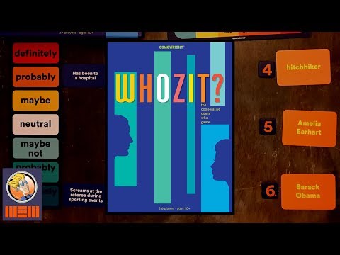 Whozit? — Fun & Board Games w/ WEM