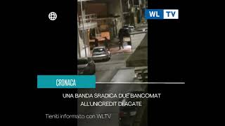 Una banda sradica due bancomat all'Unicredit di Acate