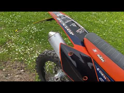 Ktm 525 sx 2004 start up