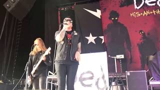 Ded performing Disassociate at The Lakeview Amphitheater in Syracuse N.Y. on 7/19/17