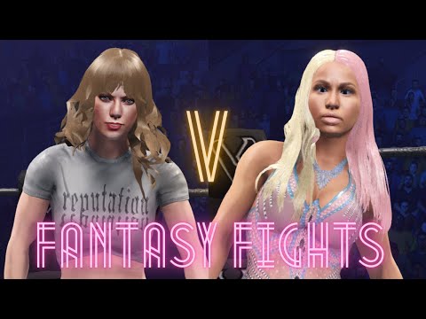 Taylor Swift v Nicki Minaj | WWE 2K22 | Fantasy Fights - Music