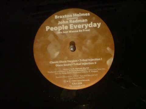 People Everyday - Disco Soulo - Braxton Holmes presents John Redman - Cajual Records