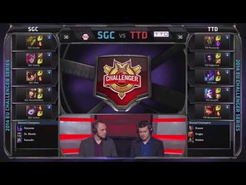 EU Challenger 2014 Spring Ro8:  TTD vs SGC G2 Highlights