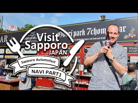 Sapporo in autumn:2023 Sapporo Autumn Fest odori park 7chome BAR | One Day from Sapporo, Japan