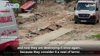 Jenin refugee camp resident defending terror in Jenin