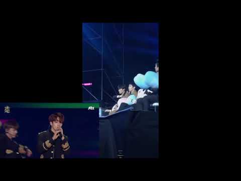 EXO REACTION SEVENTEEN CLAP @ GDA 2018