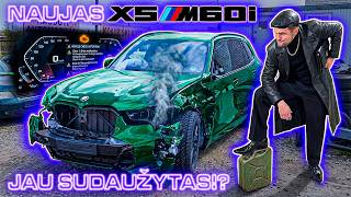 Visiškai naujas BMW X5 M60i jau lauže!? Kas jam nutiko?